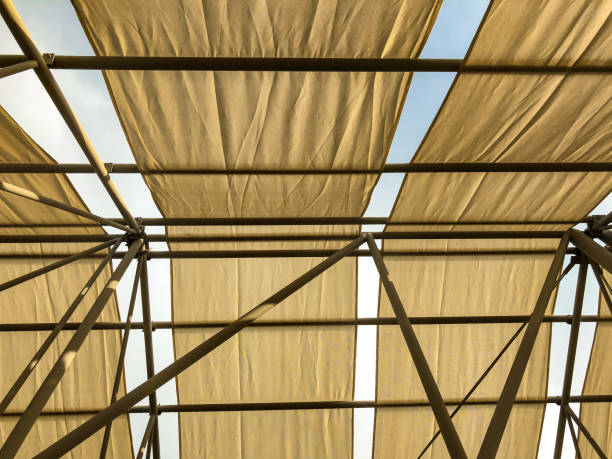 istock Awning in the midday sun against the sky. 959831894