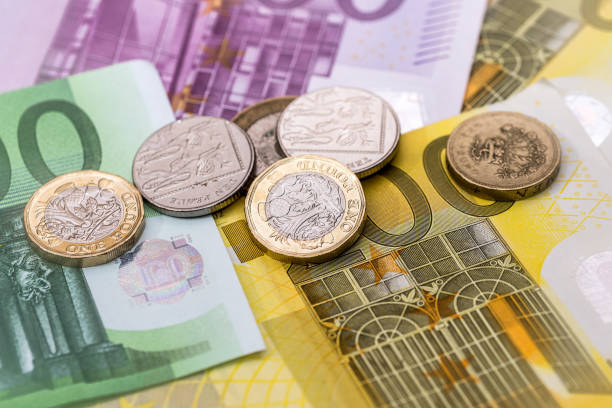 istock coins are on euro denominations . close up 959841972