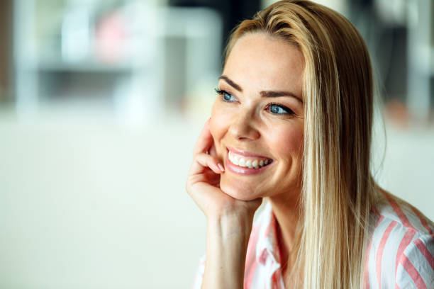 istock Beautiful woman with long blond hair 959843896