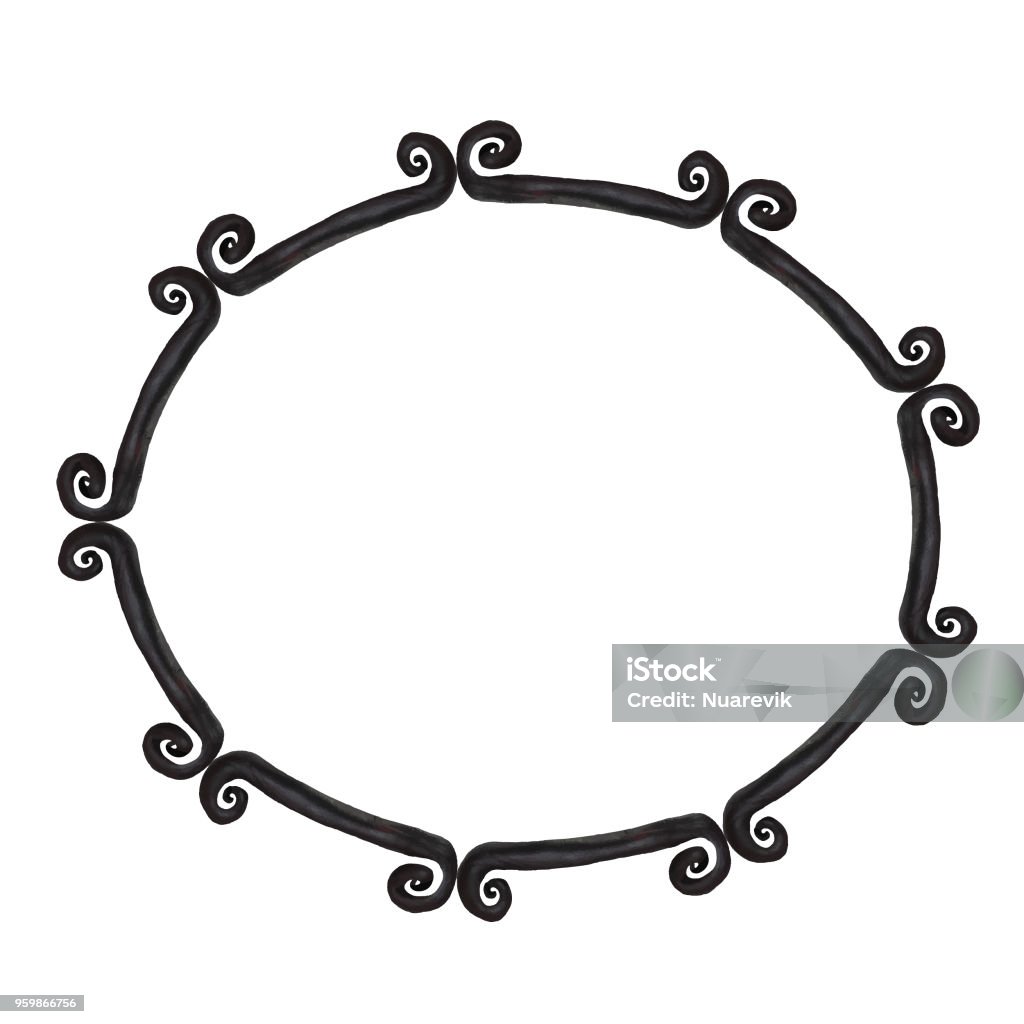 Rustic Frame 3d 3d Decorative Victorian Rustic Hand Made Frame Stock Illustration ...
