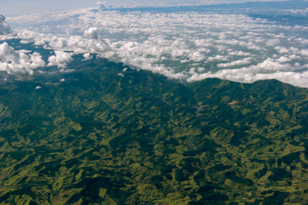 Taken by Canon 60D. Post processing Adobe Lightroom and Photoshop. This photo was taken during a flight in Brazil.