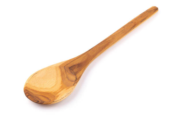 istock Wooden Spoon isolated on a white background 959888088