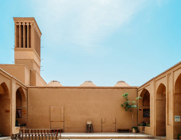 istock Windcatcher towers is a traditional Persian architectural element to create natural ventilation in buildings, old city Yazd Iran 959892960
