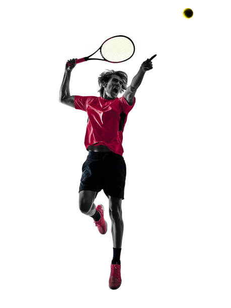 istock tennis player man silhouette isolated white background 959893288