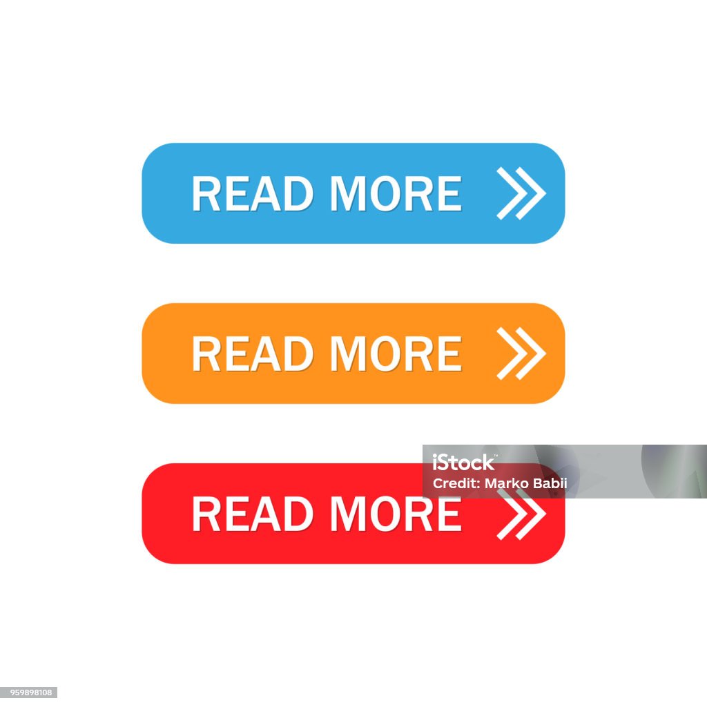 Click Read More Icon Click To Read More Vector Flat Design Stock Illustration - Download ...