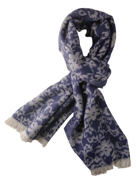 istock Scarf isolated on white background.Scarf  top view 959902690