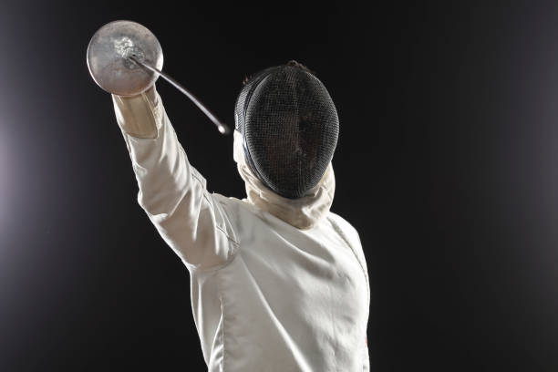 istock Male fencer 959909566
