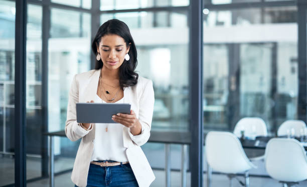 istock She’s got business right where she wants it 959915282