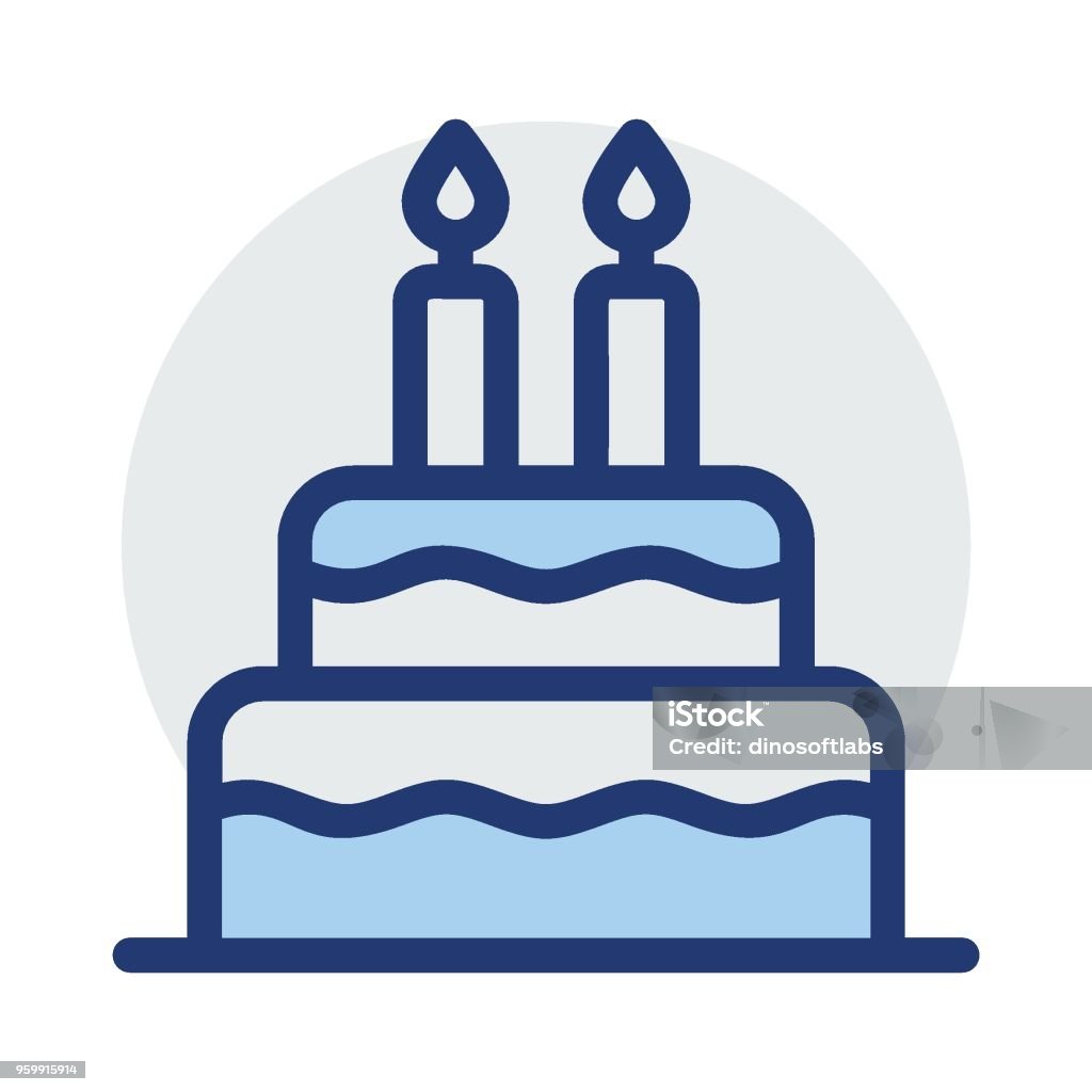 birthday cake sweet Birthday Cake stock vector
