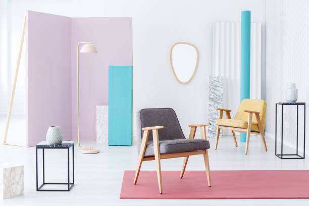 istock Modern furniture and accessories composition 959918558
