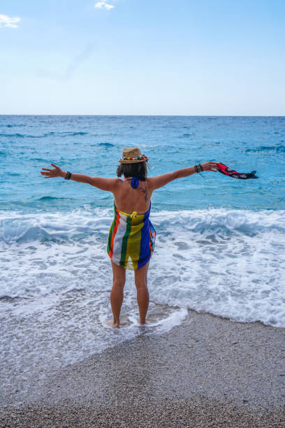 Women walking on the beach