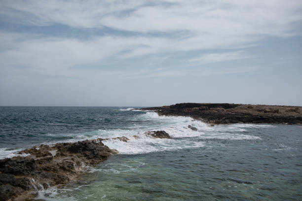 istock Big waves near St. Pauls Island on Malta 959928988