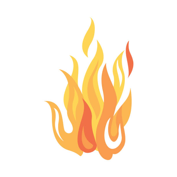 Fire or Flame Fire or Flame flame silhouettes stock illustrations