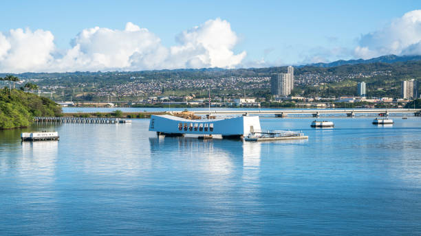 USS Arizona Memorial USS Arizona Memorial pearl harbor stock pictures, royalty-free photos & images