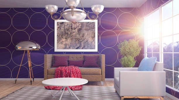 istock Interior living room. 3d illustration 959956688