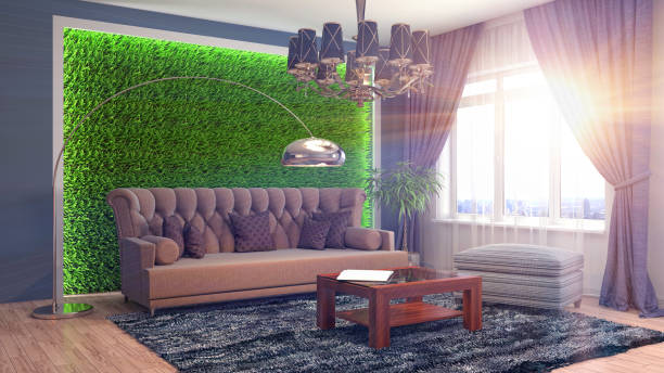 istock Interior living room. 3d illustration 959957092