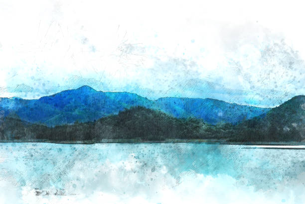 istock Beautiful Boat trips on river lakes and mountains background. 959965346