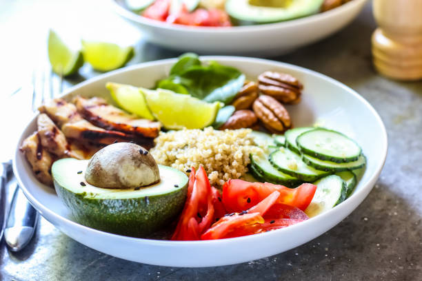 istock Healthy salad bowl with quinoa 959966556