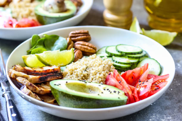 istock Healthy salad bowl with quinoa 959966676