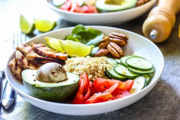 istock Healthy salad bowl with quinoa 959966724