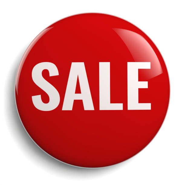 istock Sale Sign White Text on Red 959978462