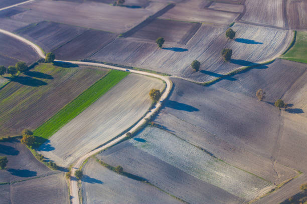istock Aerial photography of fields. 960000226