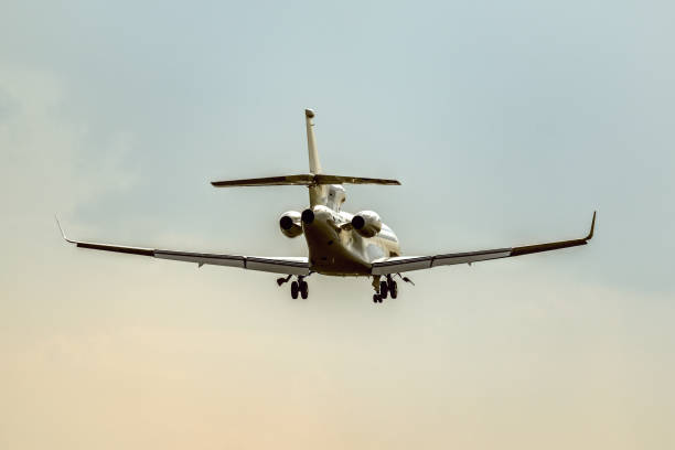 istock Landing of the passenger plane. 960000326