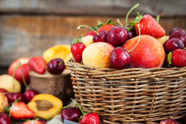 istock Fresh ripe summer berries and fruits 960013328