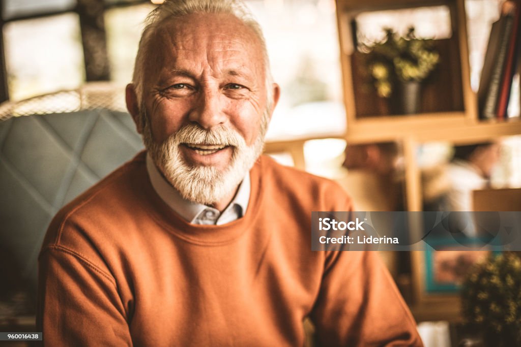 Portrait of senior businessmen. Smiling . Portrait Stock Photo