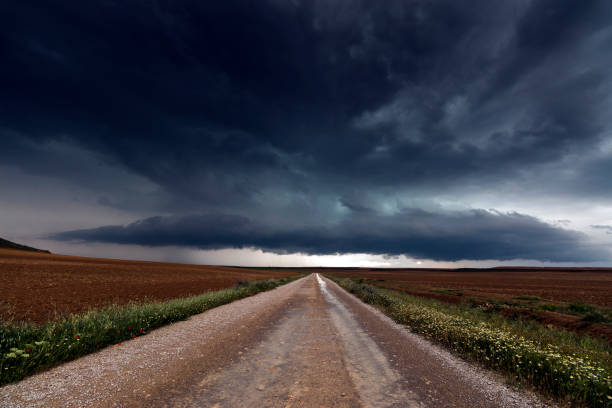 istock Landscape With Road and Storm on the Horizon 960017020