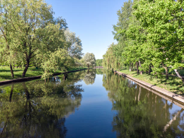 istock summer city park landscape with canal 960017044
