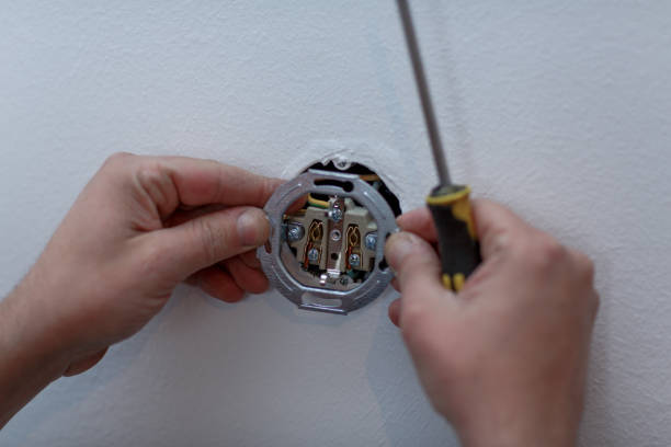 istock White sockets - Connect the wires during home renovation 960018010