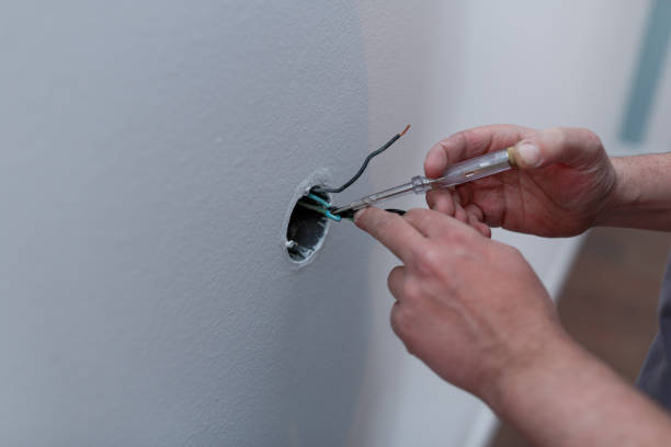 istock White sockets - Connect the wires during home renovation 960020880