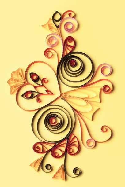 istock Paper Art Quilling  flower 960023858
