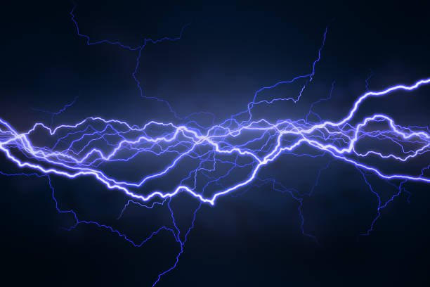 lightning campo - cambiar de canal fotografías e imágenes de stock