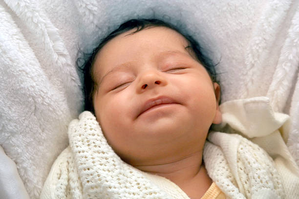 istock Newborn Enjoying Happy Dreams 96004551