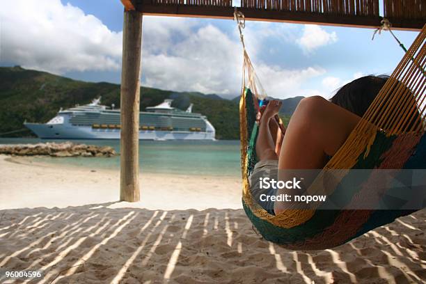 Hammock And Cruise Ship Stock Photo - Download Image Now - Cruise Ship, Cruise - Vacation, Fun