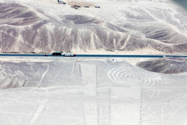 istock Nazca lines from the aircraft 960046522