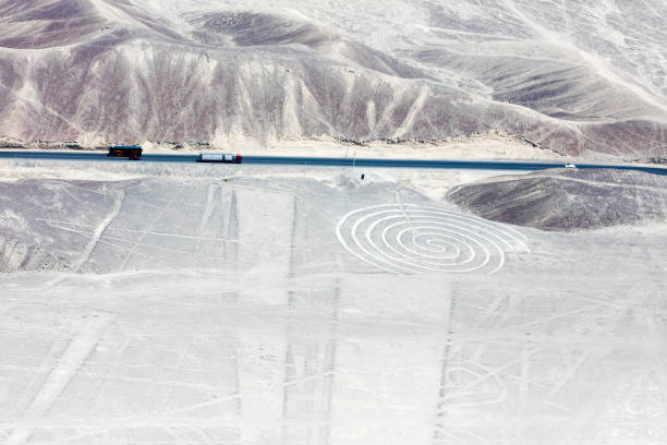 istock Nazca lines from the aircraft 960046534