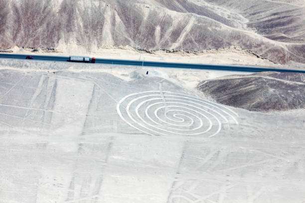istock Nazca lines from the aircraft 960046550
