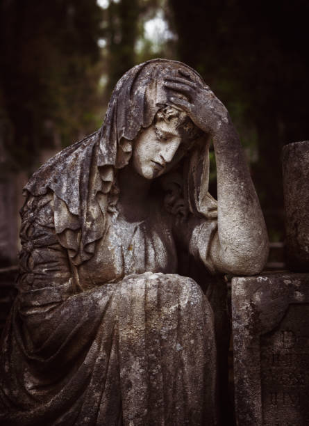 istock statue on grave in the old cemetery 960048460