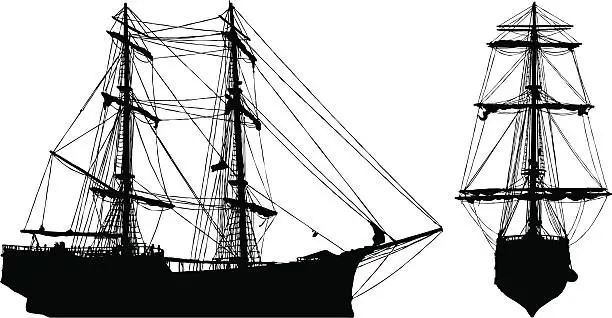 Vector illustration of Ship-Shape