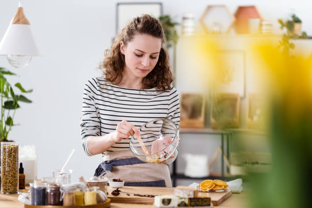 istock Vegan woman mixing natural ingredients 960079074