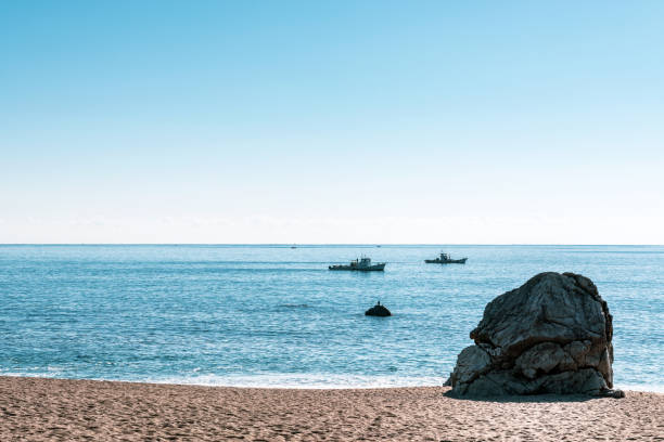 Scenery of Katsura-hama beach in Kochi, Japan