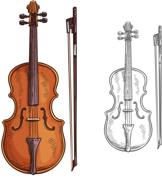540+ Clip Art Of Violin Bow Stock Illustrations, Royalty-Free
