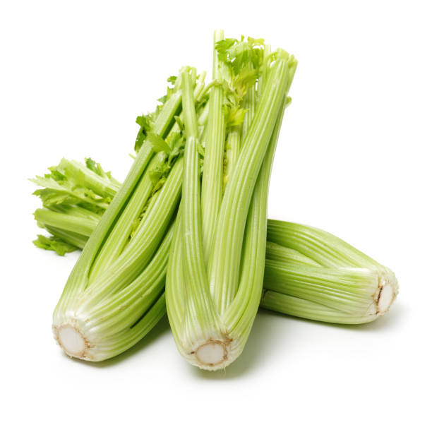istock Bunch of Celery  isolated on white background 960098128