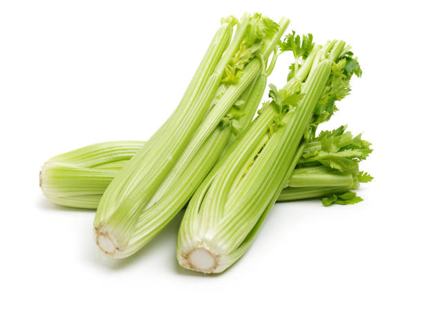 istock Bunch of Celery  isolated on white background 960098218