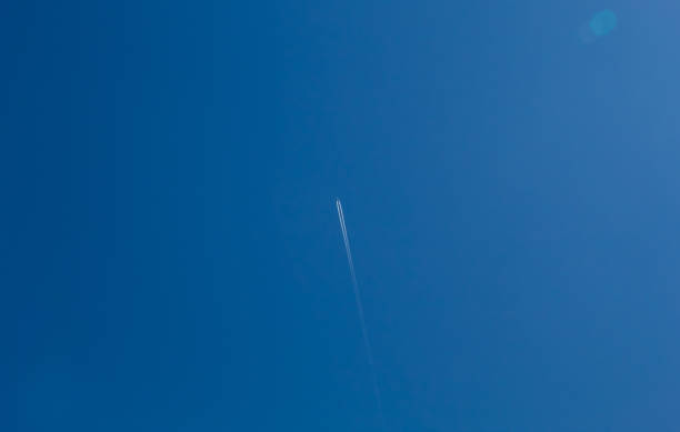 istock Airplane on the Blue Sky in Dublin, Ireland 960098688