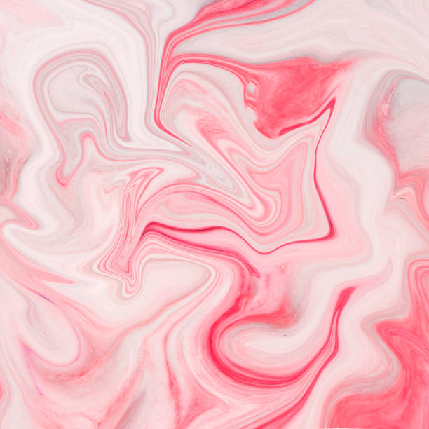 istock Creative background with abstract acrylic painted waves. Beautiful marble texture. Blue handmade surface. Liquid paint. Horizontal wallpaper. 960098826