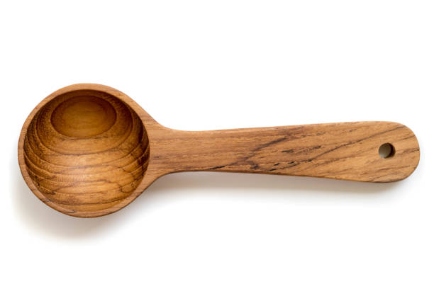 istock Wooden spoon isolated with white background. 960103176
